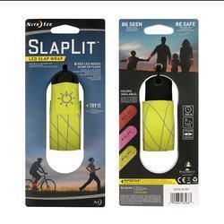 Nite Ize - Odblaskowa opaska świecąca SlapLit LED Slap Wrap - Ver.2 - Neon Yellow - SLP2-33-R3