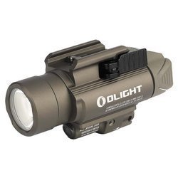 Olight - Latarka taktyczna na broń z celownikiem laserowym BALDR Pro - 1350 lumenów - Desert Tan
