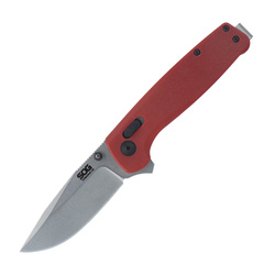 SOG - Nóż składany EDC Terminus XR G10 - Czerwony - TM1023-BX