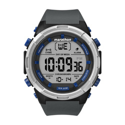Timex - Zegarek męski sportowy Marathon - Szary - TW5M33000