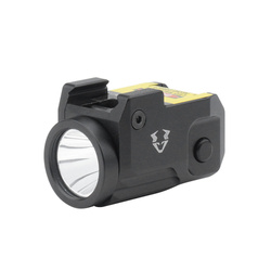 Vaide - Latarka taktyczna LED do pistoletu subkompaktowego Scrapper - 500 lumenów - Czarna - VAPL-01