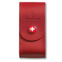 Victorinox - Etui skórzane na scyzoryk - Czerwony - 4.0521.1