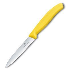 Victorinox - Nóż kuchenny Swiss Classic - Gładki - Żółty - 6.7706.L118