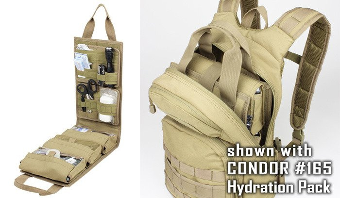 Condor - Wkład / organizer do plecaka Pack Insert - Coyote Brown - VA7 ...