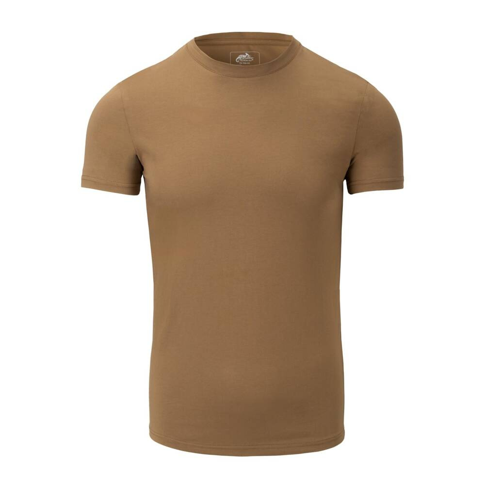Helikon-Tex US Brown T-Shirt – Men's Basic Tee, Size Small (Chest 35"-38") - View #9