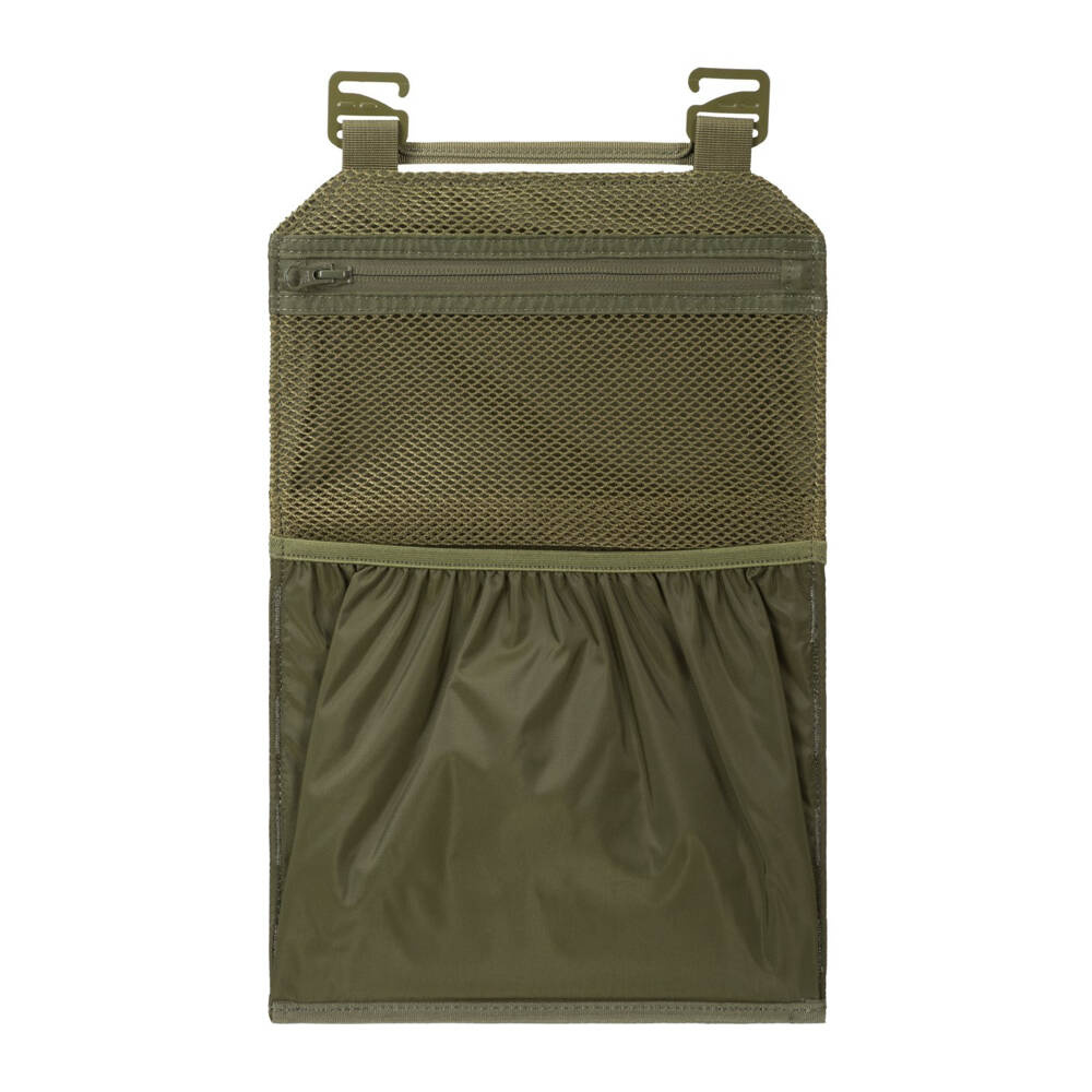 Helikon-Tex BACKPACK PANEL INSERT Olive – Panneau De Rangement A4 Versatile Insert System, Poches & Poignées, Compatible EDC, Ratel, Raccoon