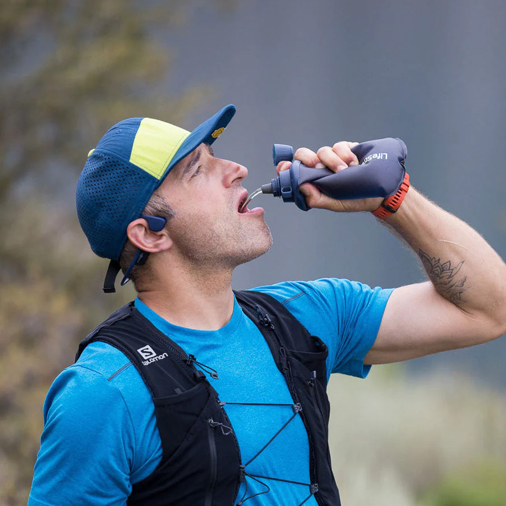 LifeStraw PEAK Squeeze, PEAKSQ1L-GR, filtro de agua con botella 1,0 L