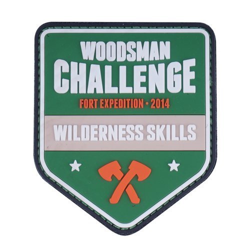 101 Inc. - Naszywka 3D - Woodsman Challenge - 444170-7380 - Naszywki PVC 3D