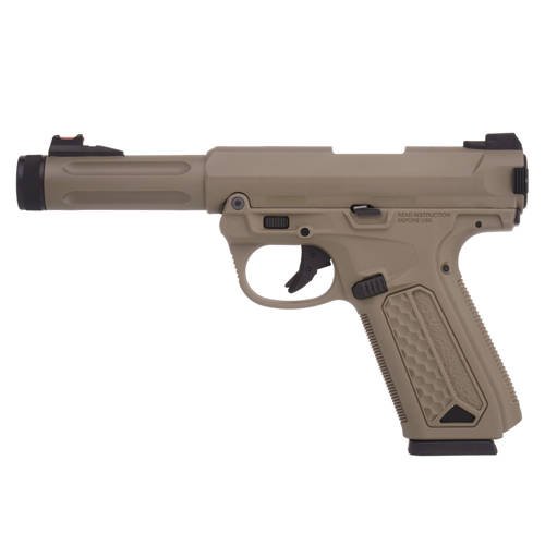 Action Army - Replika pistoletu AAP-01 Assassin - GBB - Flat Dark Earth - AAP-01 FDE - Repliki pistoletów Green Gas