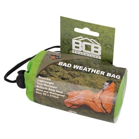 BCB - Termiczny worek ratunkowy - Bad Weather Bag - Pomarańczowy - CL182  - Survival i Bushcraft