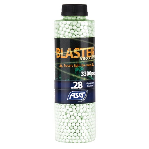 Blaster - Kulki ASG Tracer - 0,28 g - 3300 szt. - Luminescencyjne - 19408 - Kulki 0,28 g