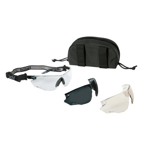 Bolle Tactical - Okulary balistyczne COMBAT - Czarny - COMBKITN - Okulary przeciwsłoneczne