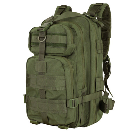 Condor - Plecak wojskowy Compact Assault Pack - 22 L - Zielony OD - 126-001 - EDC, jednodniowe (do 25 l)