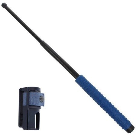 ESP - Hartowana pałka teleskopowa z kaburą - 21'' - Rękojeść Extra Grip - Niebieski - EXB-21H BLK BLUE BH-02