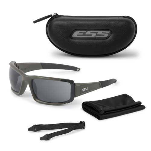ESS - Okulary balistyczne CDI MAX - Matte Olive - Przyciemniane Smoke Gray - EE9003-03 - Okulary przeciwsłoneczne