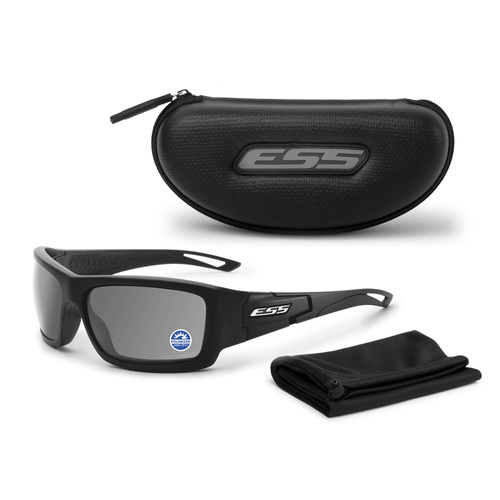 ESS - Okulary balistyczne Credence - Czarne - Polaryzacyjne Mirrored Gray - EE9015-07 - Okulary przeciwsłoneczne