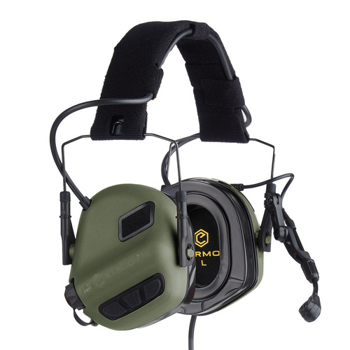 Earmor - Zestaw słuchawkowy M32 PLUS - Zielony - M32-FG (PLUS) - Komunikacja