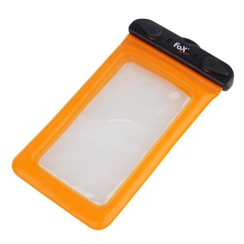 FOX Outdoor - Wodoszczelne etui na smartfona - Pomarańczowe - 30532K - Worki, torby, pojemniki wodoszczelne