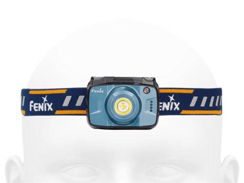 Fenix - Latarka czołówka LED HL32R z akumulatorem 2000 mAh - 600 lumenów - Niebieska - HL32R - Latarki LED