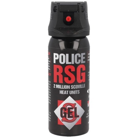 Gaz pieprzowy KKS Police RSG Super-Gel - Żel - Strumień - 80 ml - 12063-SG - Gazy pieprzowe policyjne