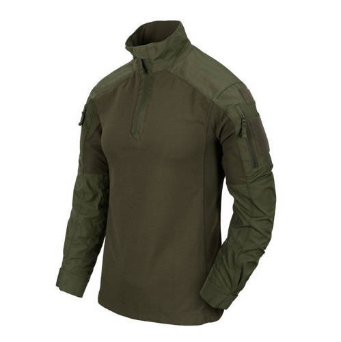 Helikon - Bluza MCDU Combat Shirt® - NyCo Ripstop - Olive Green - BL-MCD-NR-02 - Bluzy Helikon