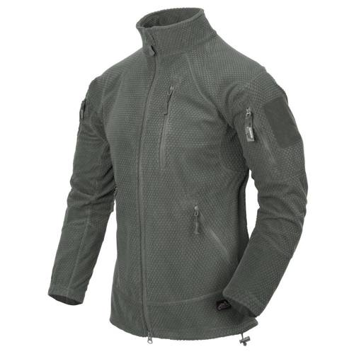 Helikon - Bluza polarowa Alpha Tactical Grid Fleece - Foliage Green - BL-ALT-FG-21 - Bluzy polarowe