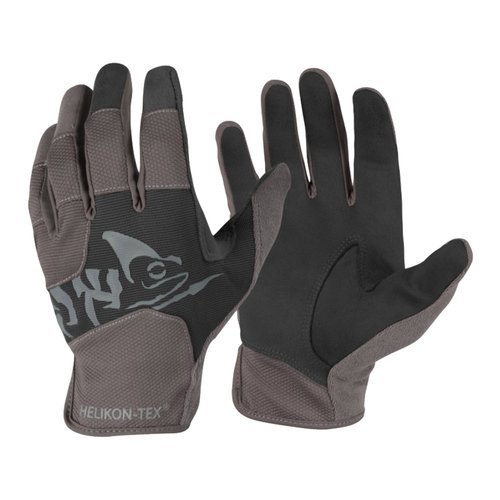 Helikon - Rękawice taktyczne All Round Fit Tactical Gloves Light® - Czarny / Shadow Grey - RK-AFL-PO-0135A