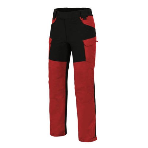 Helikon - Spodnie outdoorowe Hybrid Outback Pants® - DuraCanvas® - Crimson Sky / Czarne - SP-HOP-DC-8301A	 - Spodnie Helikon