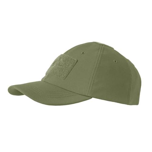 Helikon - Zimowa czapka z daszkiem Tactical Winter Cap - Shark Skin Softshell - Olive Green - CZ-BBW-FS-02 - Czapki z daszkiem