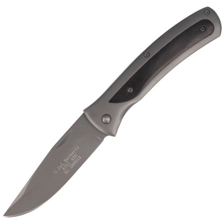 Herbertz - Nóż Titanium Clip Point Folder - 566212 - Noże z ostrzem składanym