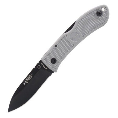 Ka-Bar 4062GY - Nóż składany Dozier Folding Hunter - Szary - Noże z ostrzem składanym