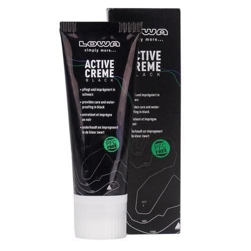 LOWA - Preparat impregnujący Active Creme do skóry - Czarny - 75 ml - 312450