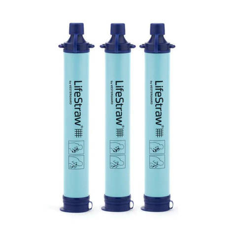 LifeStraw® - Filtr do wody turystyczny Personal - 3 sztuki - Niebieski