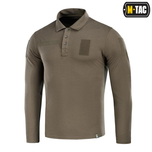 M-Tac - Koszula taktyczna Polo z długim rękawem - Dark Olive - 80021048 - Koszulki polo