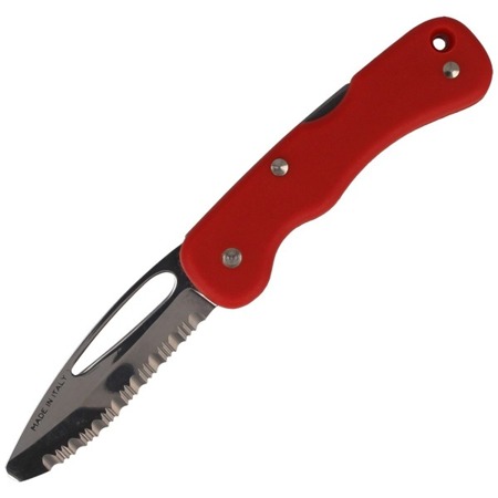 MAC Coltellarie - Nóż ratowniczy Folder - 697 RESCUE RED - Noże z ostrzem składanym