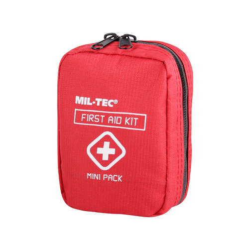 Mil-Tec - Apteczka z wyposażeniem First Aid Kit - Mini Pack - Czerwony - 16025810