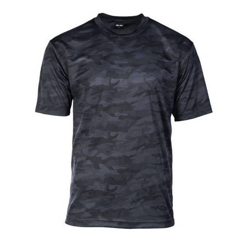 Mil-Tec - Koszulka termoaktywna - Dark Camo - 11013580 - Koszulki t-shirt
