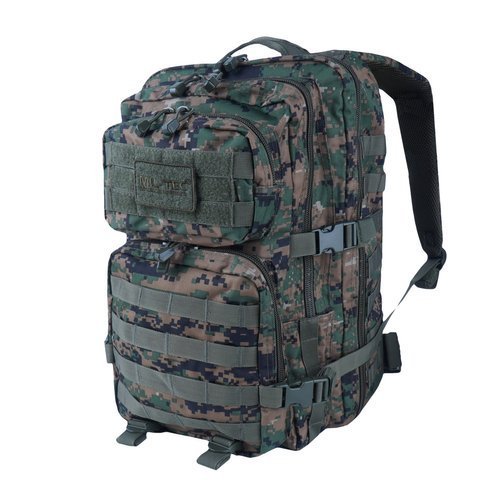 Mil-Tec - Plecak Large Assault Pack - Digital Woodland - 14002271 - Wycieczkowe, patrolowe (26-40 l)