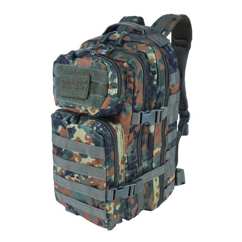 Mil-Tec - Plecak Small Assault Pack - Flecktarn - 14002021 - EDC, jednodniowe (do 25 l)