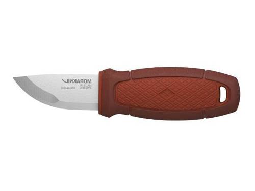 Morakniv - Nóż z krzesiwem Eldris Fire Starter Neck Knife Kit - Czerwony - 12630 - Noże z głownią stałą