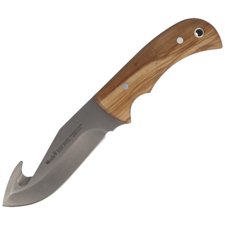 Muela - Nóż Skinner Olive Wood 115 mm - BISONTE-11.OL