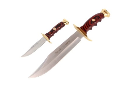 Muela - Zestaw dwóch noży Kangaroo Pakkawood BW-22 i BW-10 - BW-22P - Noże z głownią stałą
