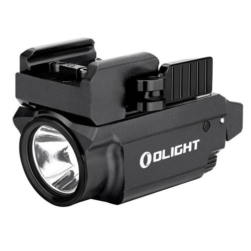 Olight - Latarka taktyczna LED na broń z celownikiem laserowym BALDR RL MINI - 600 lumenów - Czarna - Latarki taktyczne