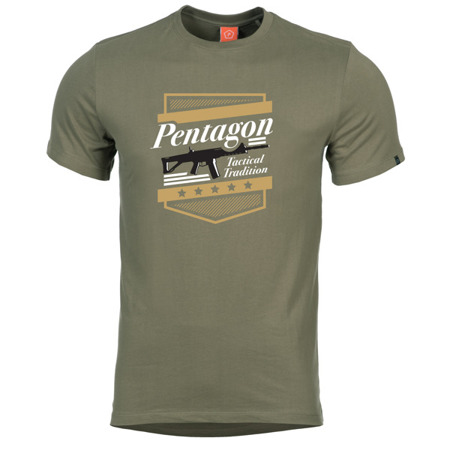 Pentagon - Koszulka Ageron T-Shirt - ACR - Oliwkowy - K09012-ACR-06 - Koszulki t-shirt