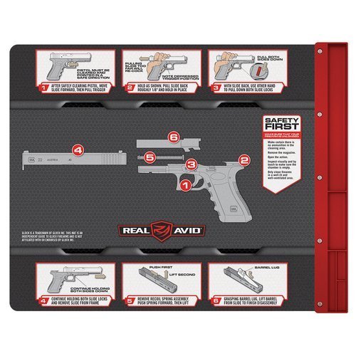 Real Avid - Mata do czyszczenia pistoletu Glock Smart Mat® - AVGLOCKSM - Maty serwisowe
