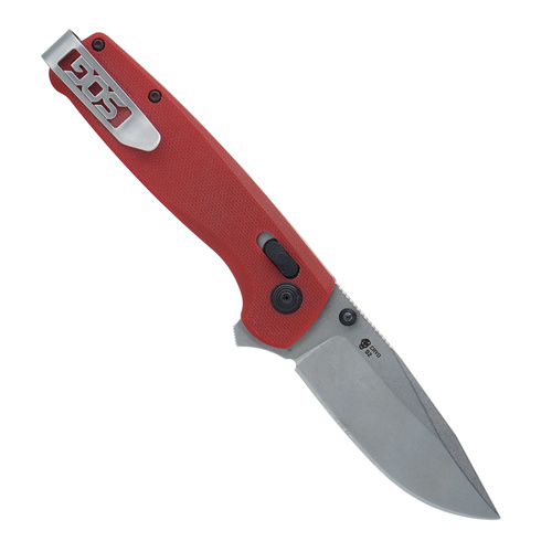 SOG - Nóż składany EDC Terminus XR G10 - Czerwony - TM1023-BX