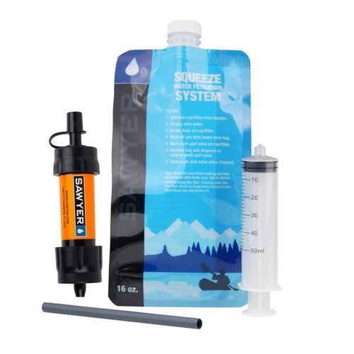 Sawyer - Filtr do wody Mini Water Filtration System - Pomarańczowy - SP103