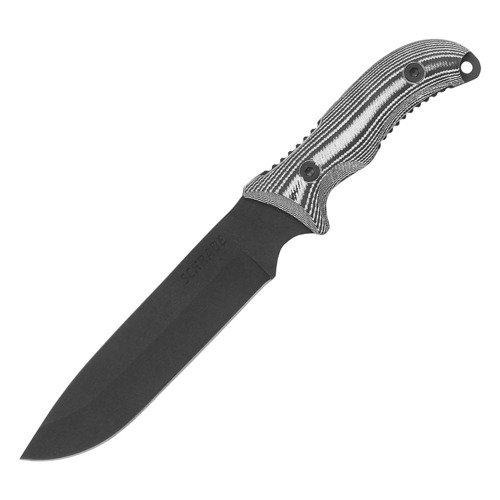 Schrade - Nóż survivalowy Frontier Drop Point Fixed Blade - Micarta Handle - SCHF37M - Noże z głownią stałą