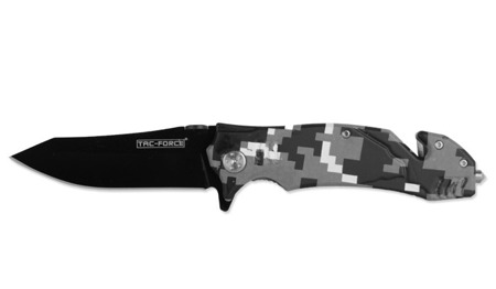 TAC-FORCE - Składany nóż ratowniczy Speedster Rescue Snow Camo - 762DW