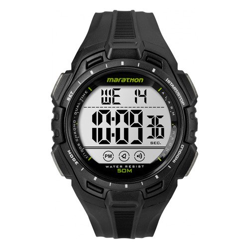 Timex - Zegarek męski sportowy Marathon - Czarny - TW5K94800 - Zegarki